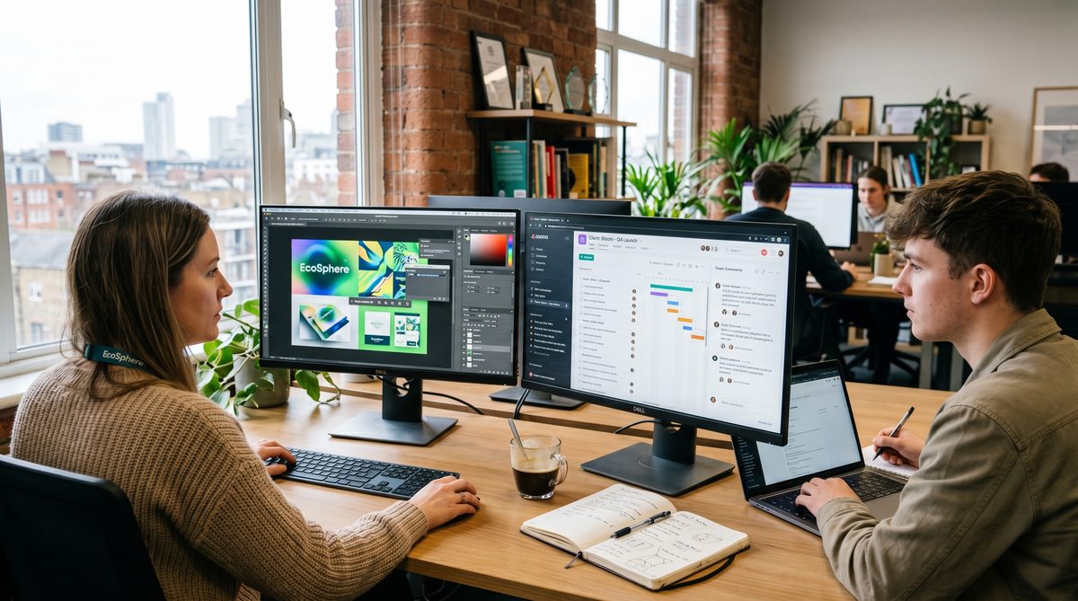 Editorial photograph: The Agency AI Delivery System: How to Fulfill Client Work in Half the Hours Without Hiring