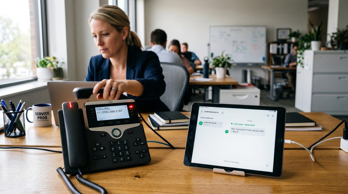 Editorial photograph: The 5-Minute Lead Response System: How Service Businesses Win More Jobs Without More Staff